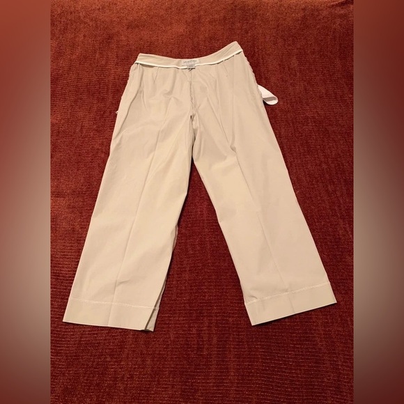 Beige Relaxed Fit Business Casual Pants - Picture 7 of 8